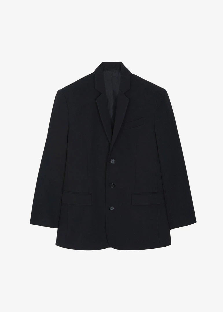 The Frankie Shop CLOTHING Gelso Oversized Blazer - Black