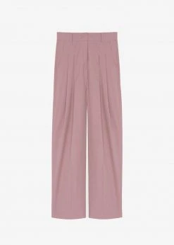 The Frankie Shop CLOTHING Gelso Pleated Trousers - Rose