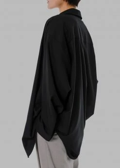 The Frankie Shop Gelso Shirt - Black CLOTHING
