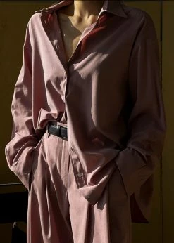 The Frankie Shop Gelso Shirt - Rose CLOTHING