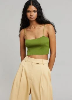 Blossom Georgina Wool Blend Pants - Cornsilk CLOTHING