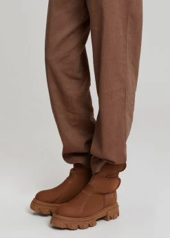 Gia Borghini 9 Scuba Boots - Brown