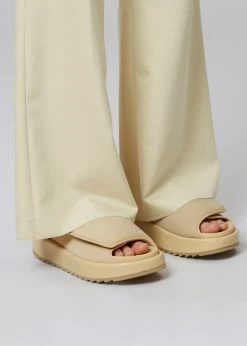 SHOES Gia Borghini Gia 1 Padded Slides - Butter Yellow