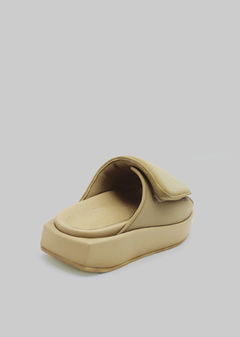 SHOES Gia Borghini Gia 1 Padded Slides - Butter Yellow