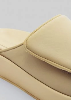 SHOES Gia Borghini Gia 1 Padded Slides - Butter Yellow