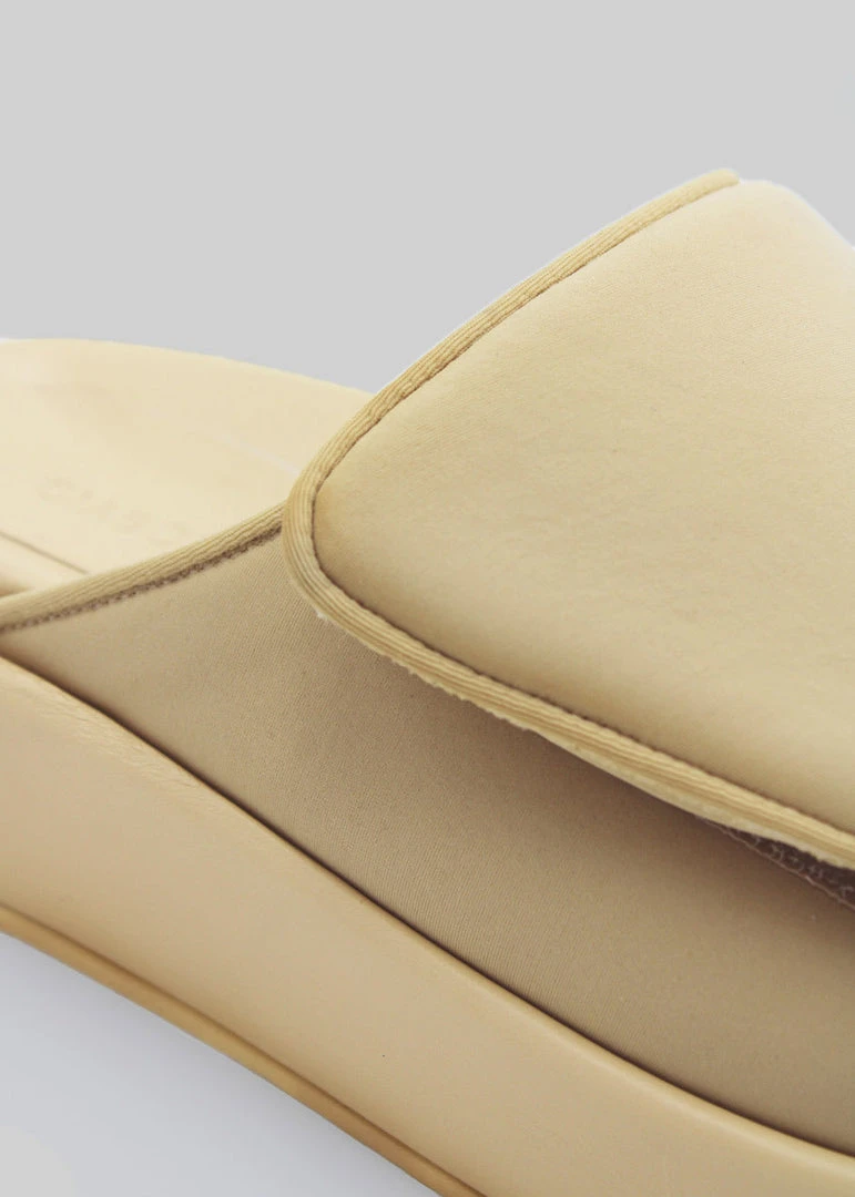 SHOES Gia Borghini Gia 1 Padded Slides - Butter Yellow