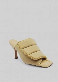Gia Borghini Gia 4 Mule Sandals - Butter Yellow SHOES