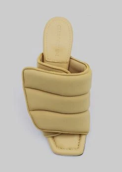 Gia Borghini Gia 4 Mule Sandals - Butter Yellow SHOES