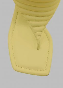 SHOES Gia Borghini Gia 8 Thong Sandals - Butter Yellow