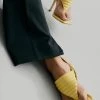 SHOES Gia Borghini Gia 8 Thong Sandals - Butter Yellow