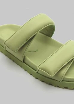 Gia Borghini Gia X Pernille Double Strap Sandal - Acid Green