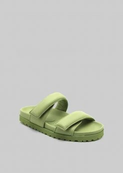 Gia Borghini Gia X Pernille Double Strap Sandal - Acid Green