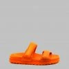 Gia Borghini Gia X Pernille Double Strap Sandal - Flash Orange SHOES