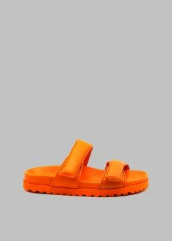 Gia Borghini Gia X Pernille Double Strap Sandal - Flash Orange SHOES