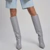 Gia X Pernille Teisbaek SHOES GIA X Pernille Knee High Pointed Boots - Grey