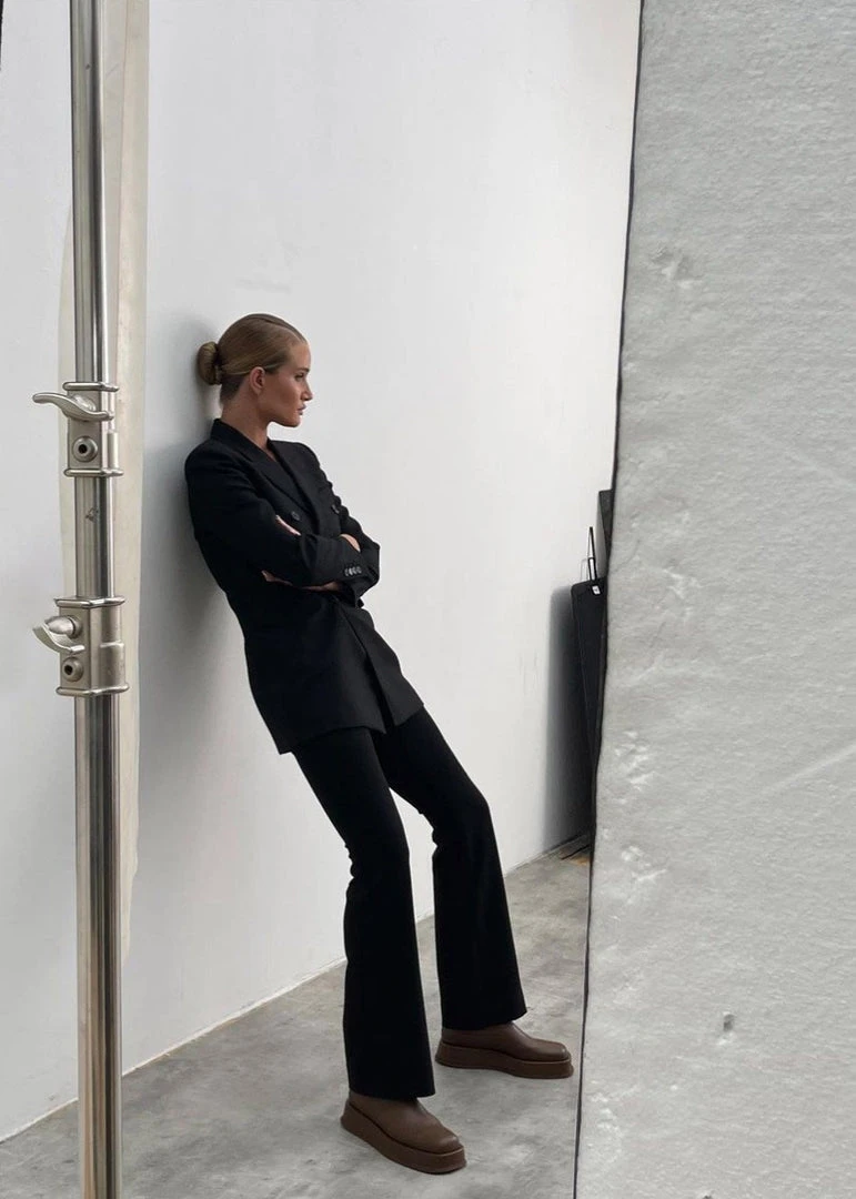 Gia Borghini GIA X RHW Rosie 11 Ankle Boots - Chocolate SHOES