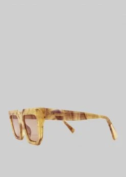 Gia Borghini Gia X RHW Sunnies - Amber Marble ACCESSORIES