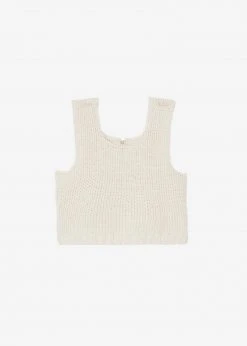 Plat Giada Knit Vest - Cream