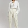 Blossom Gianna Cargo Pants - Cream
