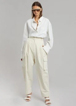 Blossom Gianna Cargo Pants - Cream