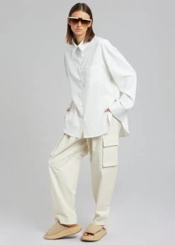 Blossom Gianna Cargo Pants - Cream