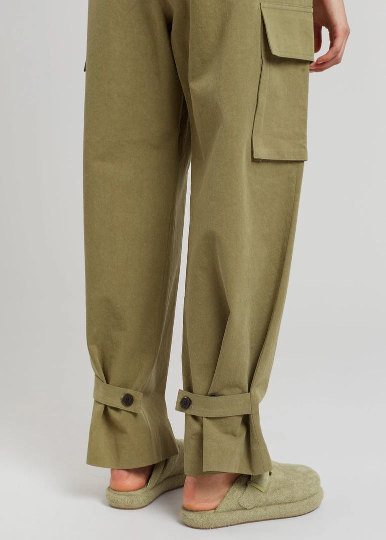 Blossom Gianna Cargo Pants - Olive