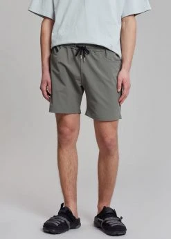 The Frankie Shop Guido Nylon Shorts - Grey Men