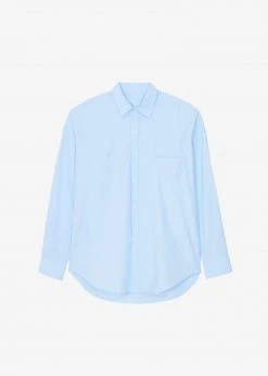 Hash Men Gus Oversized Shirt - Blue