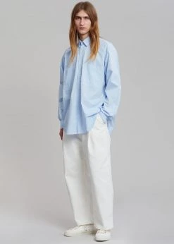 Hash Men Gus Oversized Shirt - Blue