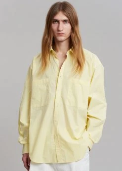 Hash Gus Oversized Shirt - Lemon Men