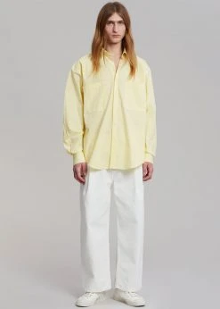Hash Gus Oversized Shirt - Lemon Men
