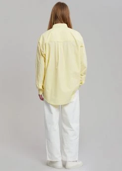 Hash Gus Oversized Shirt - Lemon Men