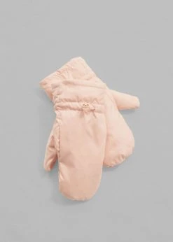 Cafe Noir Hal Puffy Mittens - Rose Water
