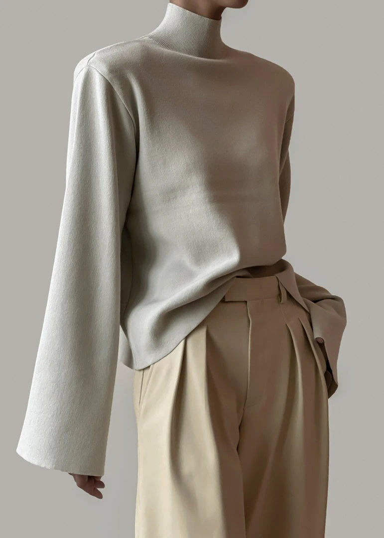 The Frankie Shop Hama Turtleneck - Birch