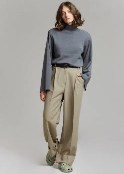 The Frankie Shop Hama Turtleneck - Charcoal CLOTHING