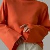 The Frankie Shop Hama Turtleneck - Tangerine CLOTHING