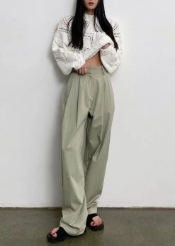 Inni Hattie Pleated Pants - Sage