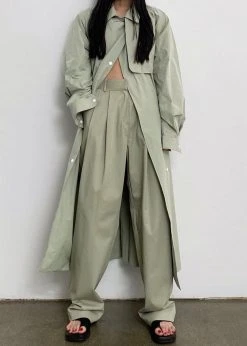 Inni Hattie Pleated Pants - Sage