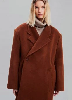 Paper Moon Holly Oversized Coat - Amber CLOTHING