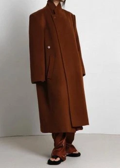 Paper Moon Holly Oversized Coat - Amber CLOTHING