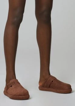 Ilio Smeraldo X TFS Terrycloth Chunky Clog - Brown SHOES