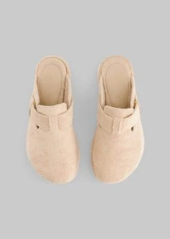 Ilio Smeraldo X TFS Terrycloth Chunky Clog - Sand SHOES