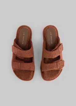 SHOES Ilio Smeraldo X TFS Terrycloth Chunky Sandal - Brown