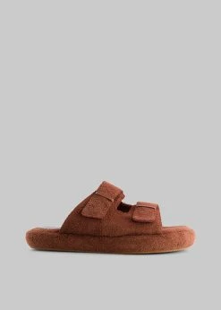 SHOES Ilio Smeraldo X TFS Terrycloth Chunky Sandal - Brown