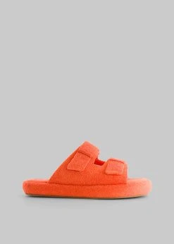 Ilio Smeraldo X TFS Terrycloth Chunky Sandal - Orange SHOES