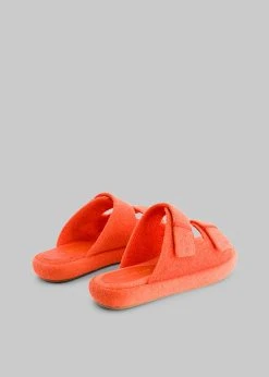 Ilio Smeraldo X TFS Terrycloth Chunky Sandal - Orange SHOES