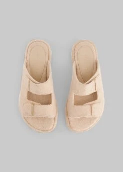 SHOES Ilio Smeraldo X TFS Terrycloth Chunky Sandal - Sand
