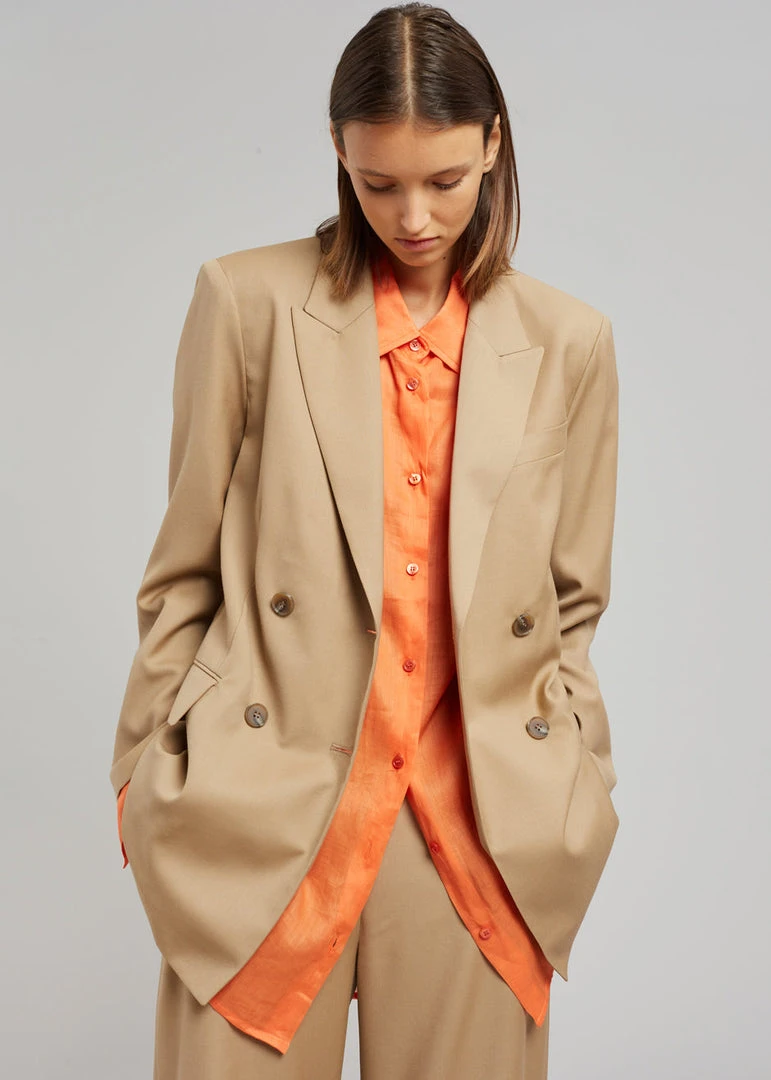 Blossom Irina Blazer - Camel CLOTHING