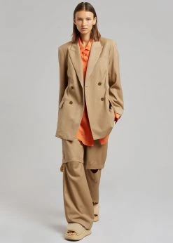 Blossom Irina Blazer - Camel CLOTHING