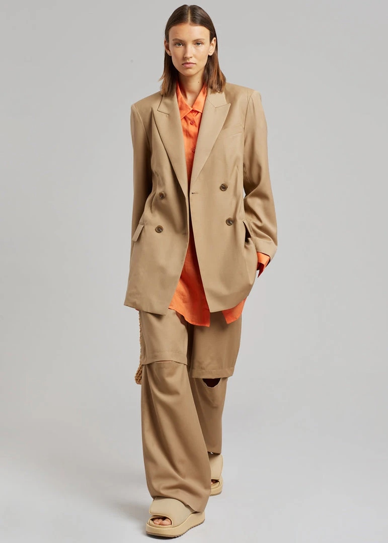Blossom Irina Blazer - Camel CLOTHING